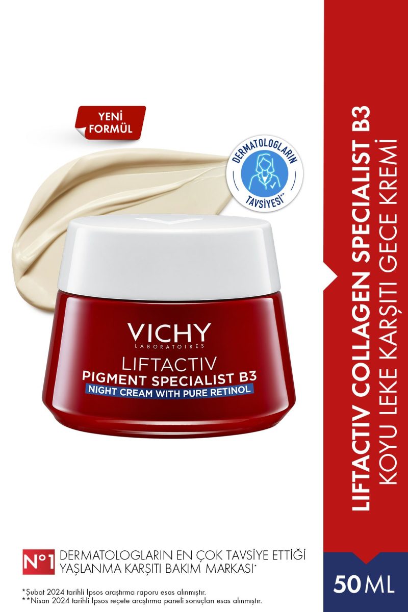 Vichy Liftactive Pigment Specialist B3 Koyu Leke Karşıtı Gece Kremi 50 ml
