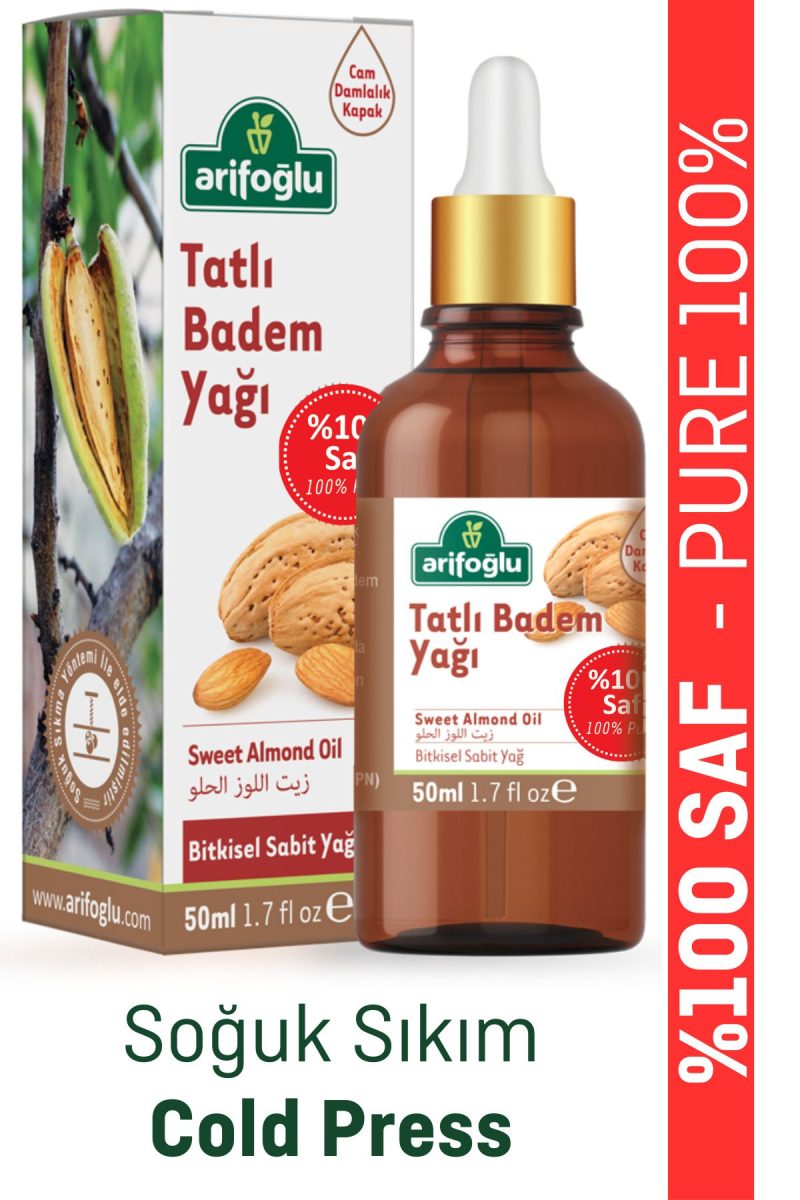 Arifoğlu Badem Yağı Tatlı 50ml 0 Saf Tatlı Badem Yağı