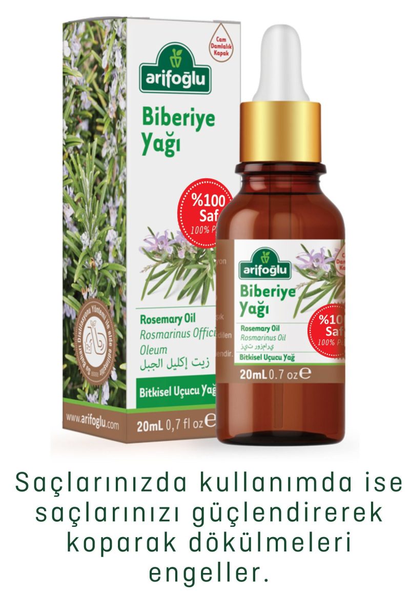 Arifoğlu Biberiye Yağı 20ml 0 Saf Ve Doğal Rosemary Oil