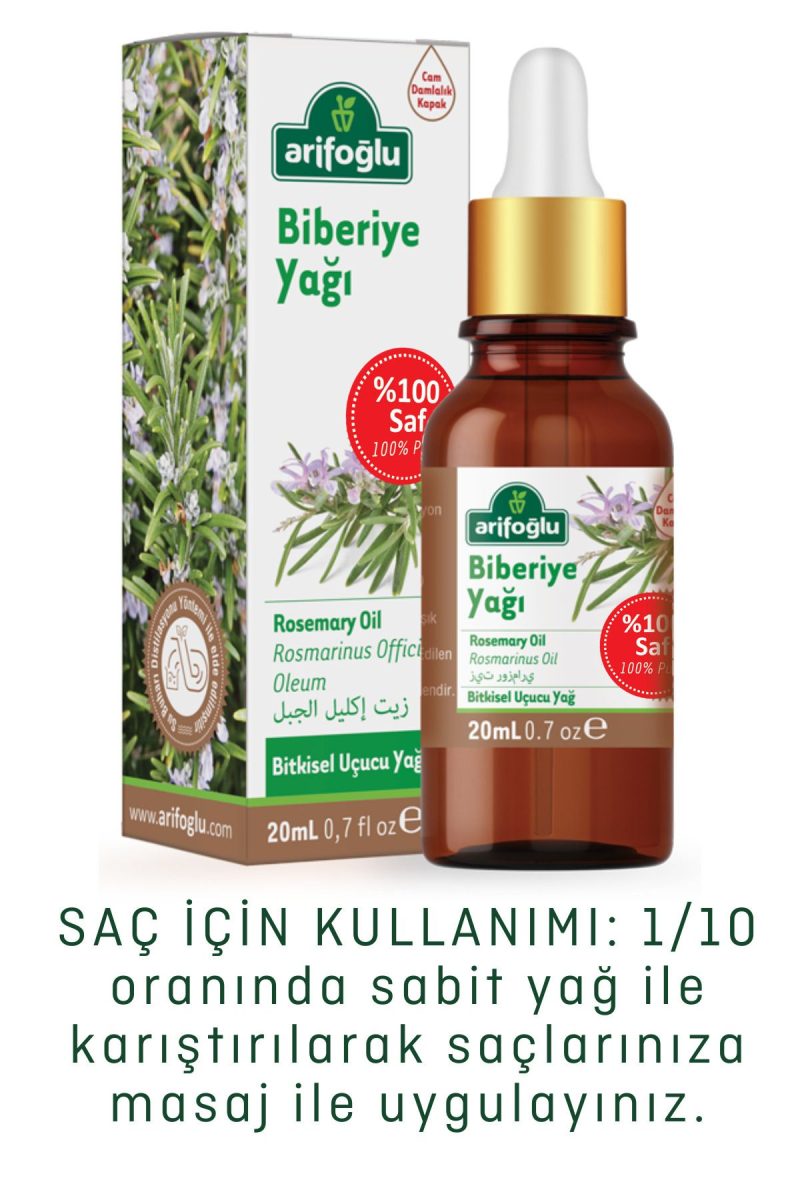 Arifoğlu Biberiye Yağı 20ml 0 Saf Ve Doğal Rosemary Oil