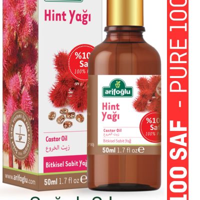 Arifoğlu Hint Yağı Soğuk Sıkım 50ml 0 Saf ve Doğal Castor Oil