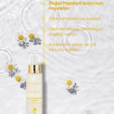Bade Natural Papatya Suyu Saç Toniği 0 Doğal Ve Saf 100 ml