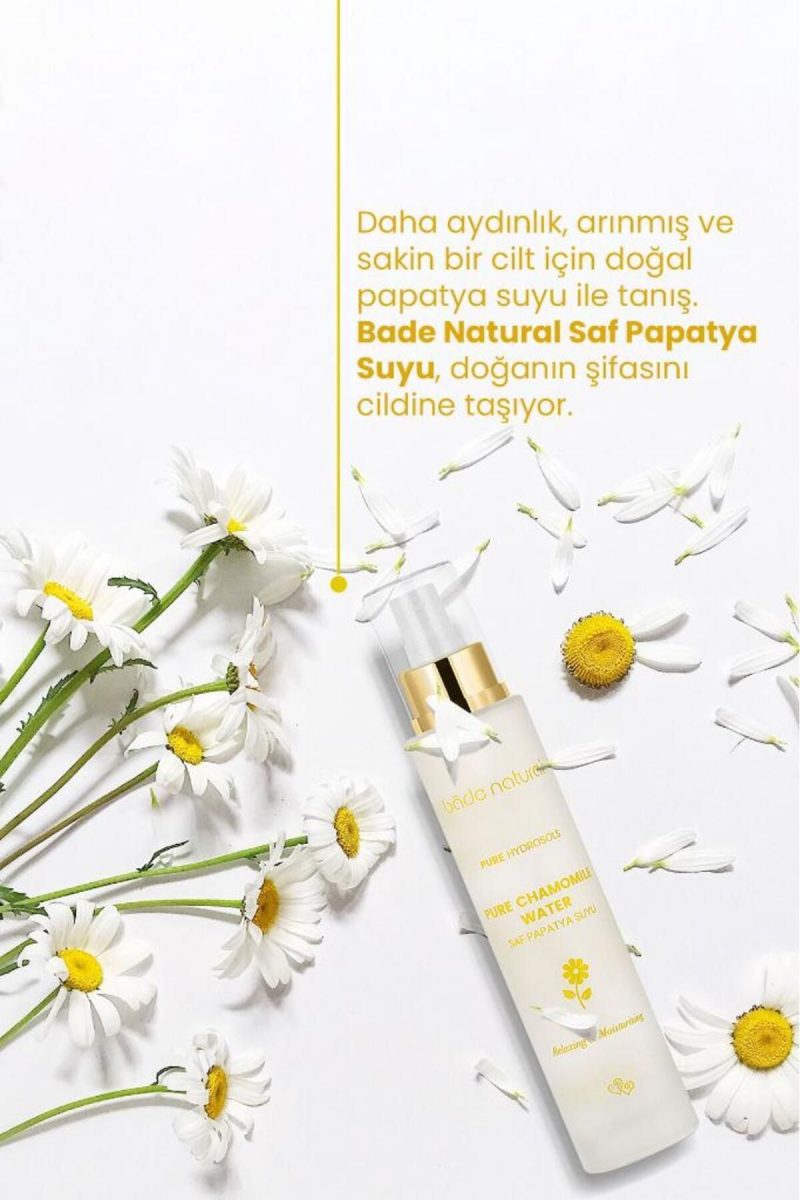 Bade Natural Papatya Suyu Saç Toniği 0 Doğal Ve Saf 100 ml