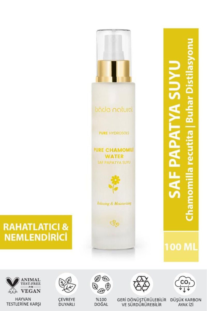 Bade Natural Papatya Suyu Saç Toniği 0 Doğal Ve Saf 100 ml