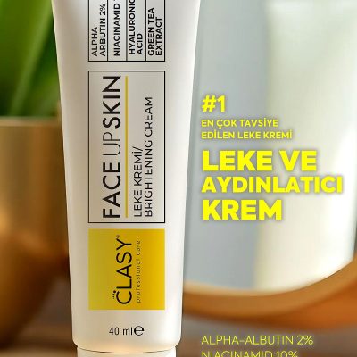 Clasy Care Face Up Skin Aydınlatıcı Leke Kremi, Leke Karşıtı, Siyah Nokta 40ml