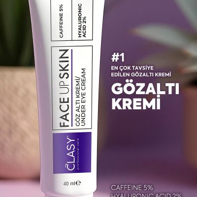 Clasy Care Face Up Skin Göz Altı Kremi, Göz Altı Morlukları Ve Göz Altı Nemlendirici 40ml