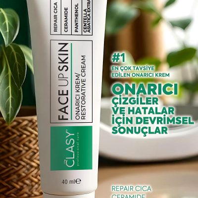 Clasy Care Face Up Skin Gözenek Sıkılaştırıcı, Onarıcı, Kırışıklık Karşıtı Cilt Kremi 40ml
