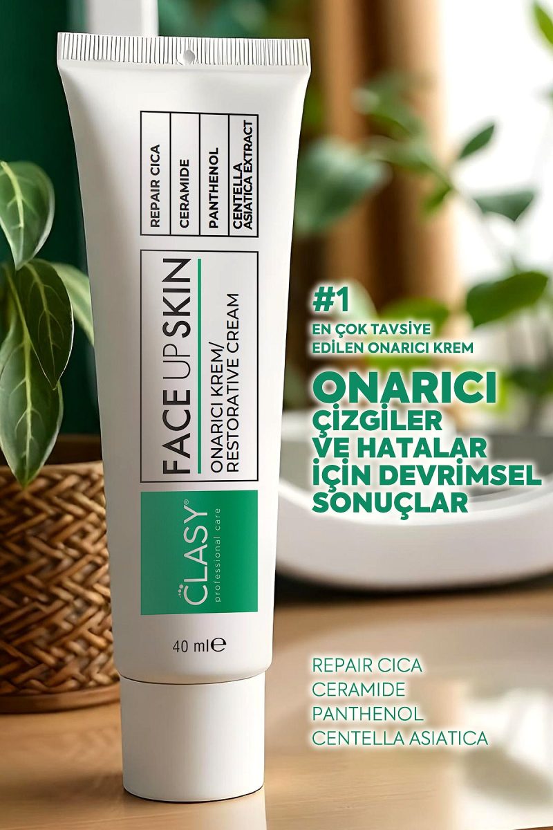 Clasy Care Face Up Skin Gözenek Sıkılaştırıcı, Onarıcı, Kırışıklık Karşıtı Cilt Kremi 40ml