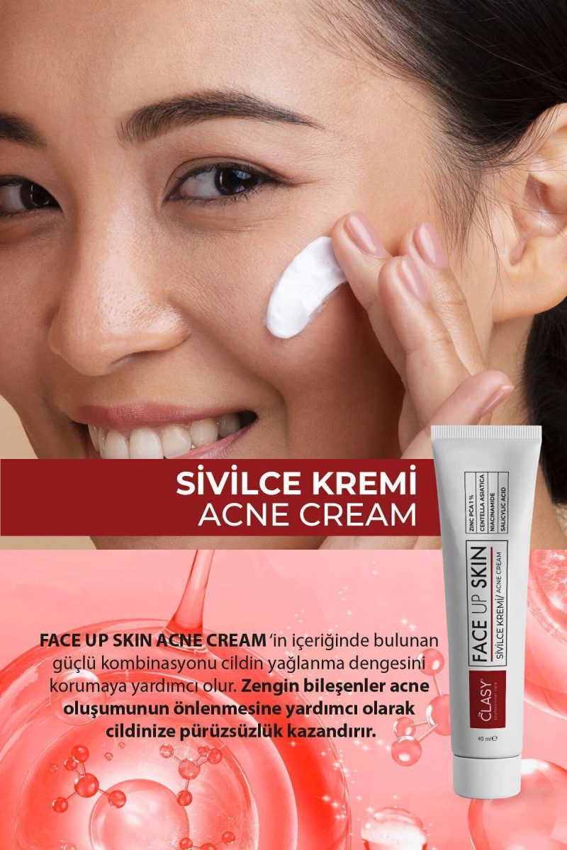 لیفت و شفافیت فوری پوست | Clasy Care Face Up Skin Kremi Izi Ve – ۴۰ میلی‌لیتر