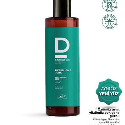 Dermoskin Acgun Sivilce ve Akne Karşıtı Canlandırıcı Tonik | Gözenek Sıkılaştırıcı | Salisilik Asit | 200 ml