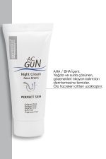 Dermoskin Acgun Sivilce ve Akne Karşıtı Onarıcı Gece Kremi | Yüz Leke Kremi | Salisilik Asit | 30 ml