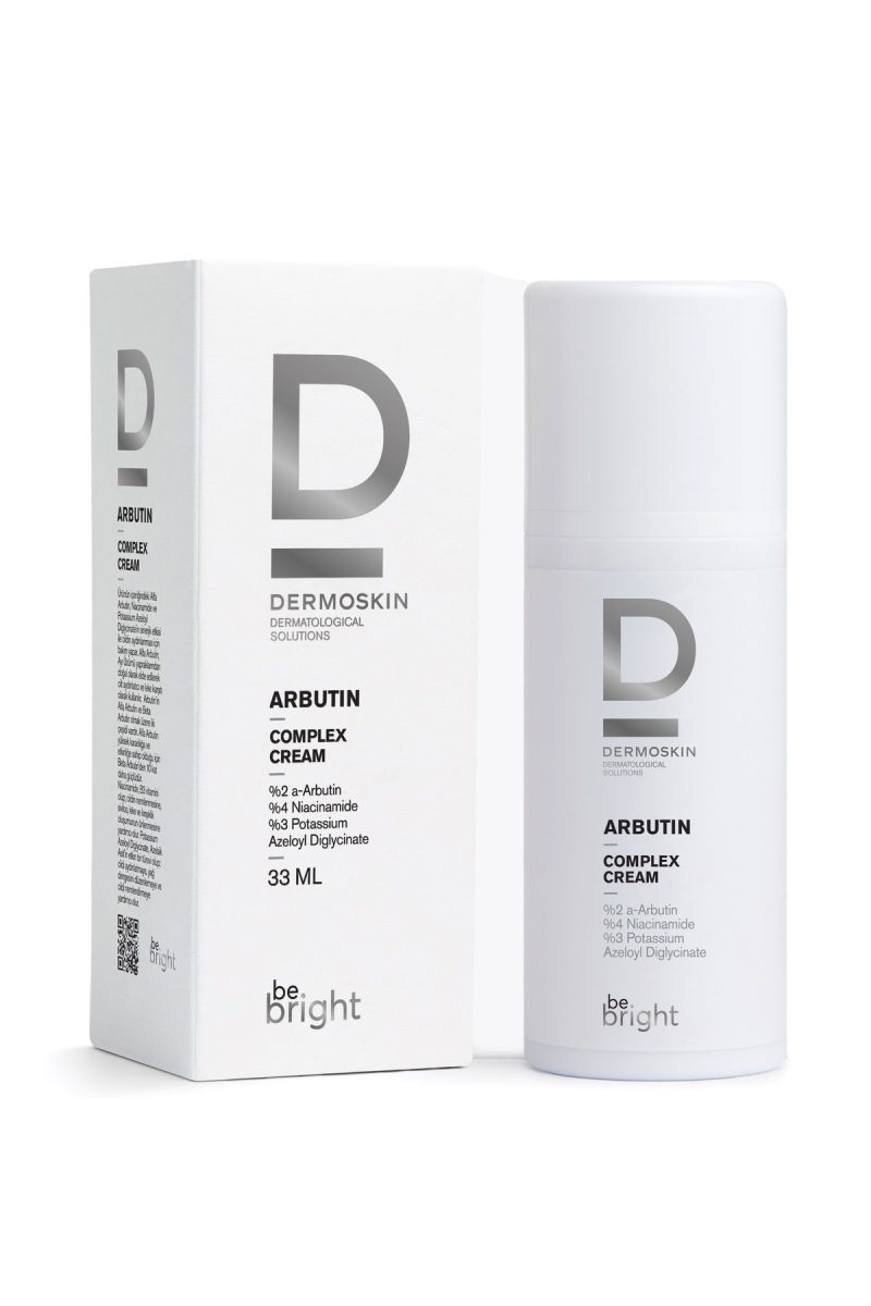 Dermoskin Be Bright Arbutin Kompleks Leke Karşıtı ve Cilt Tonu Eşitleyici Yüz Kremi | Leke Giderici | 33 ml