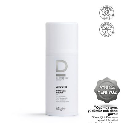 Dermoskin Be Bright Arbutin Kompleks Leke Karşıtı ve Cilt Tonu Eşitleyici Yüz Kremi | Leke Giderici | 33 ml