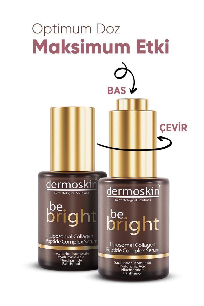 Dermoskin Be Bright Liposomal Collagen Peptide Complex Serum | Yaşlanma ve Kırışıklık Karşıtı | 30 ml