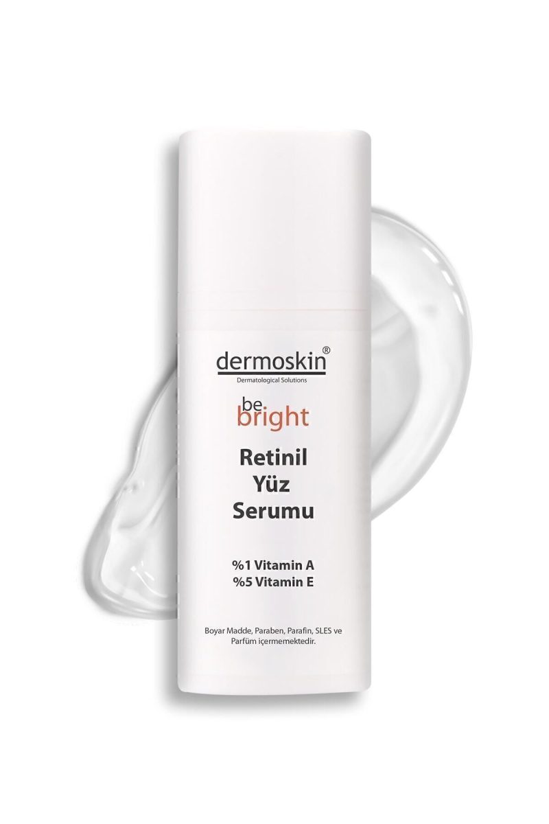 Dermoskin Be Bright Retinil Yüz Serumu | Yaşlanma ve Kırışıklık Karşıtı | Gözenek Sıklaştırıcı | 33 ml