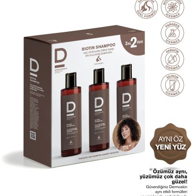 Dermoskin Biotin Kadın Şampuan 200ml 3 Al 2 Öde