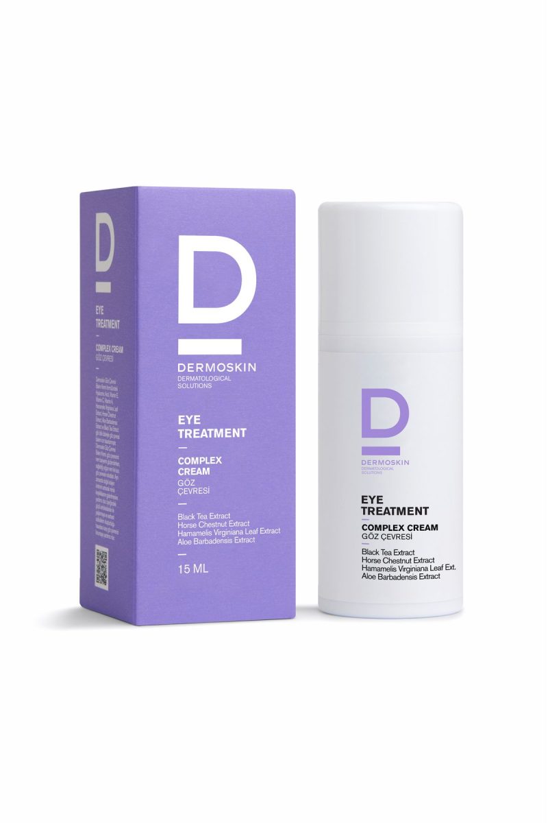 Dermoskin Göz Çevresi Bakım Kremi | Yaşlanma ve Kırışıklık Karşıtı | Göz Kremi | Hyaluronik Asit | 15 ml