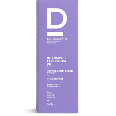 Dermoskin Intensive Face Topicalbiotin Cream(D) | Kuru Ciltler İçin Nemlendirici Yoğun Bakım Kremi | 50 ml