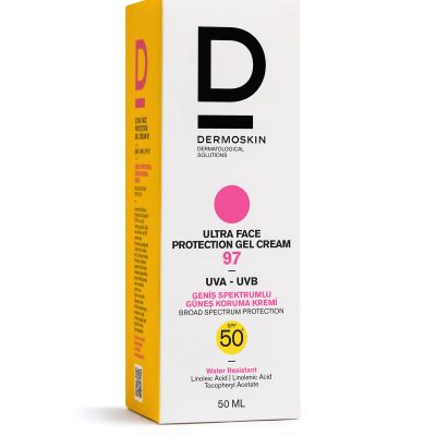Dermoskin Ultra Face Protection Gel Cream Spf 97+ | Leke Karşıtı Güneş Kremi | UVA & UVB Koruyucu | 50 ml