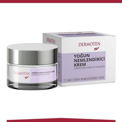 Dermoten 72 Saat Etkili Yoğun Nemlendirici Cilt Bakım Kremi 50 ml