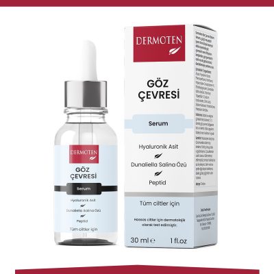 Dermoten Göz Çevresi, Hyaluronik Asit Ve Dunaliella Salina Özlü Göz Çevresi Bakım Serumu 30 ml