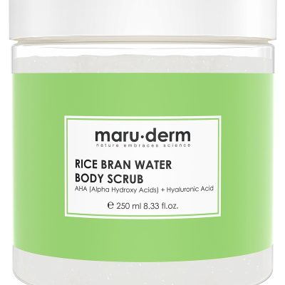 Maru.Derm Body Scrub | Pirinç Suyu Vücut Peelingi | AHA + Hyaluronik Asit 250 ML