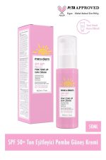 Maru.Derm Güneş Kremi | SPF 50+ Pembe Ton Eşitleyici (Pink Tone-Up) Güneş Kremi | Yeni Nesil Kore Filtreli