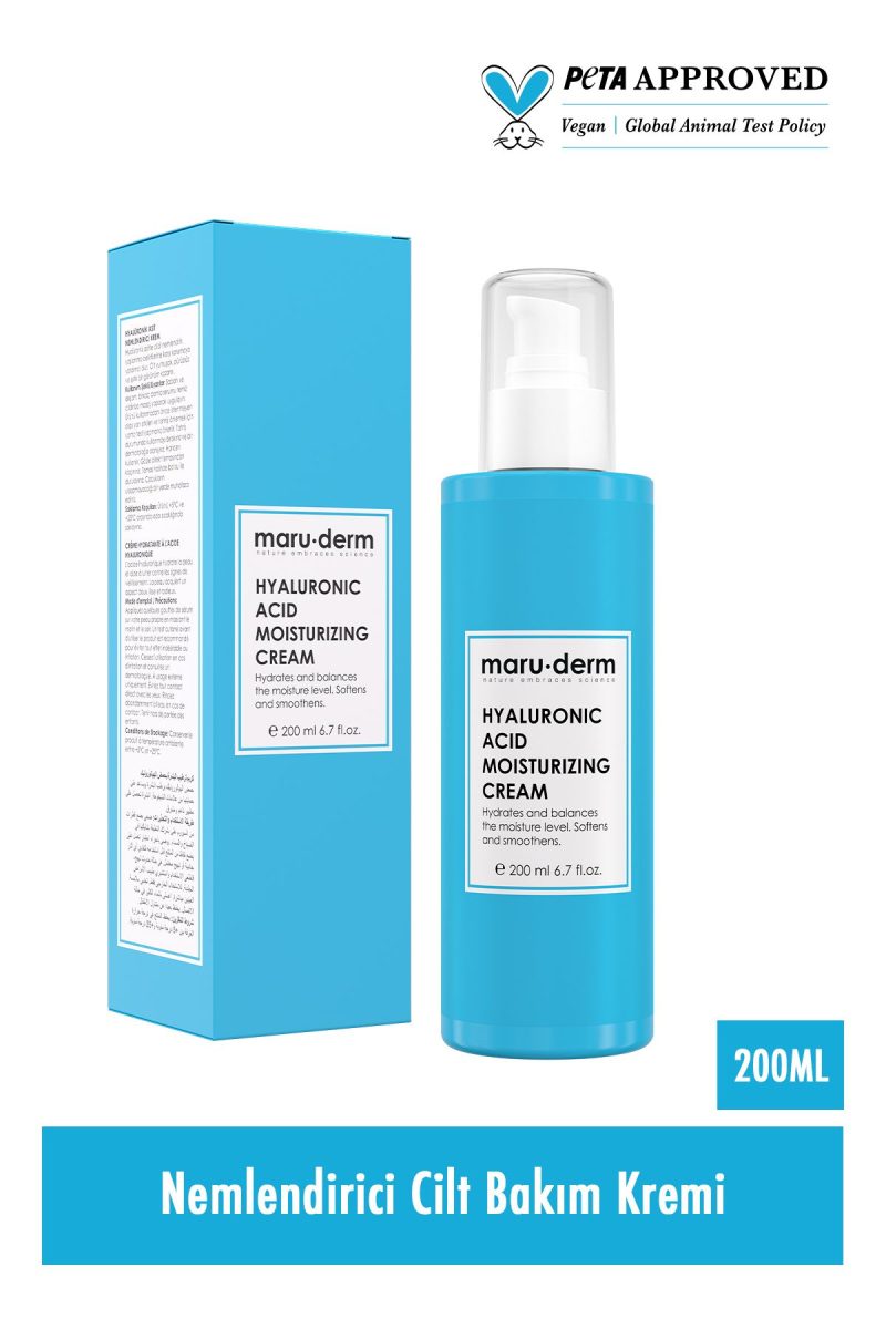 Maru.Derm Maruderm Hyalüronik Asit Nemlendirici Yüz Bakım Kremi 200 ml