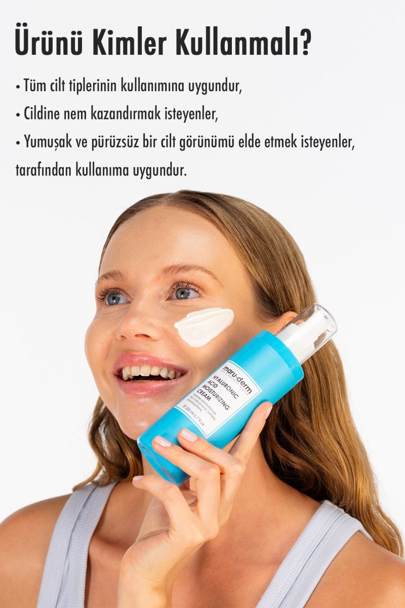 Maru.Derm Maruderm Hyalüronik Asit Nemlendirici Yüz Bakım Kremi 200 ml