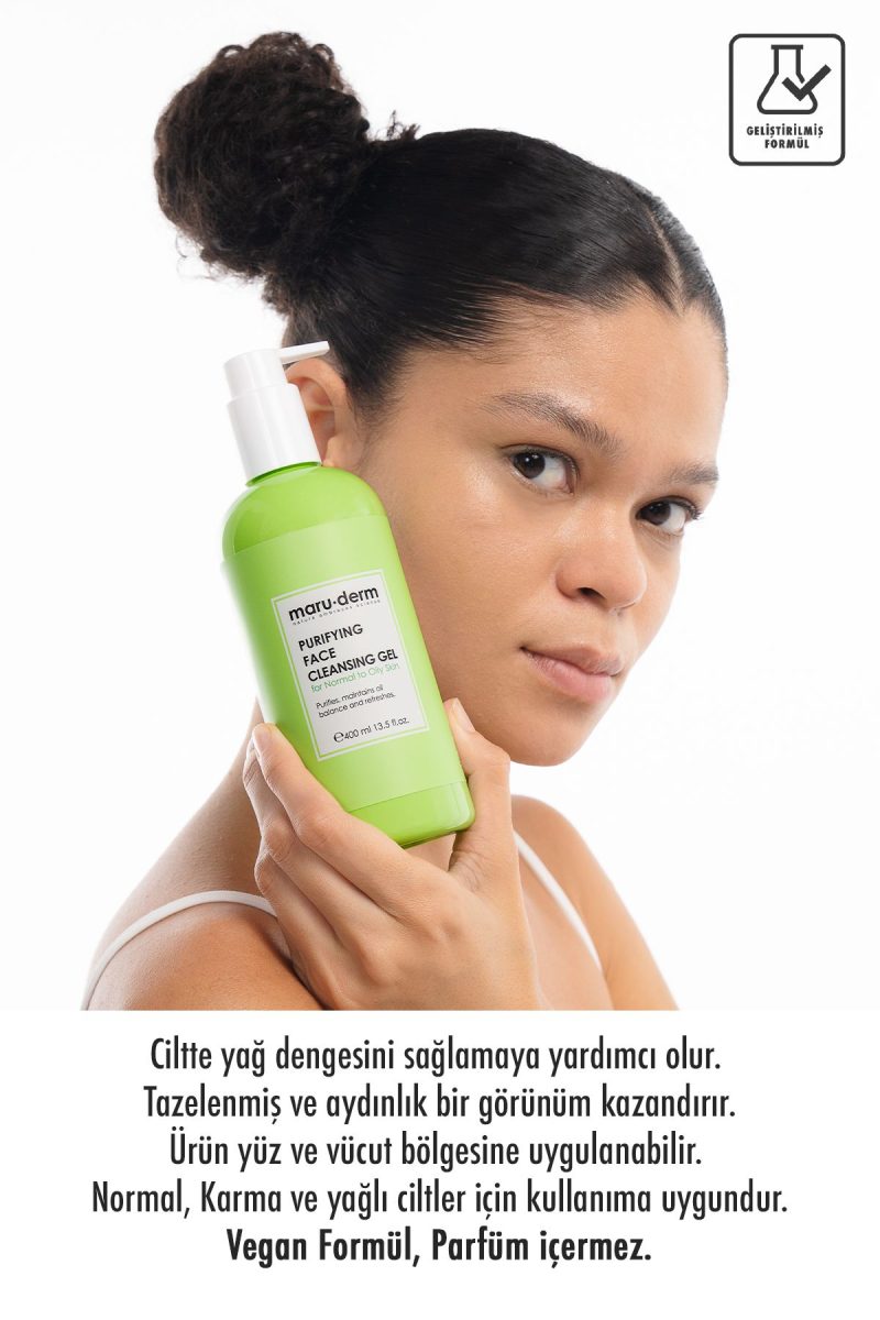 Maru.Derm Maruderm Karma Ve Yağlı Ciltlere Özel Salisilik Asit Yüz Temizleme Jeli 400 ml