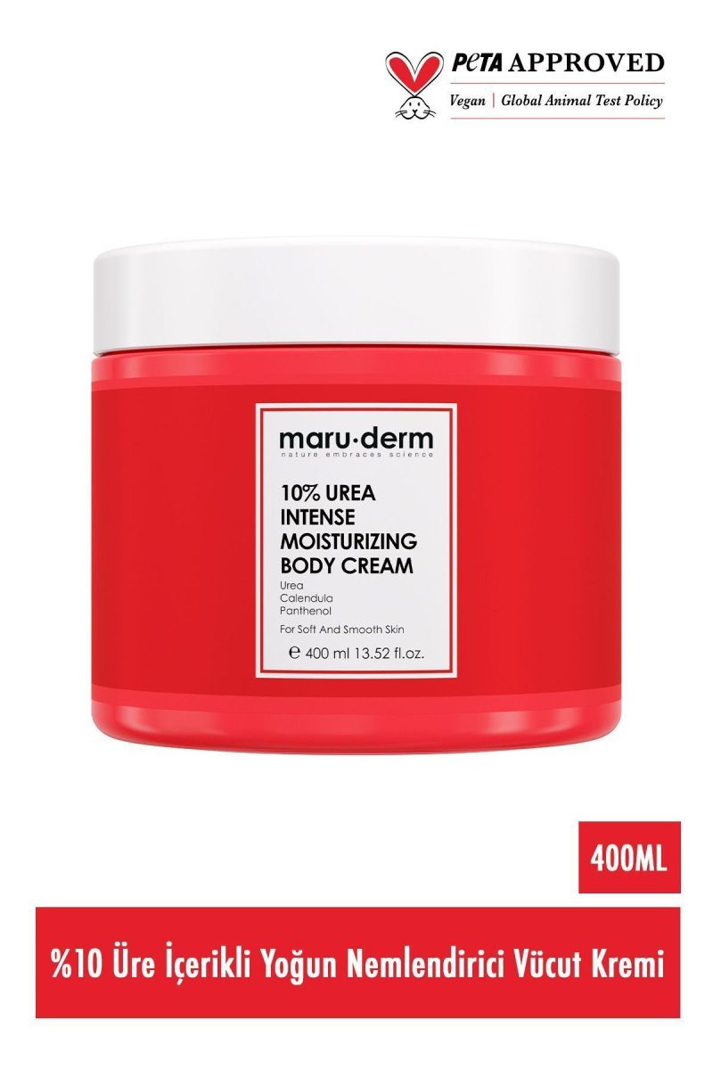 Maru.Derm Vücut Kremi | Maruderm Urea (ÜRE) Yoğun Nemlendirici Vücut Kremi 400 ml