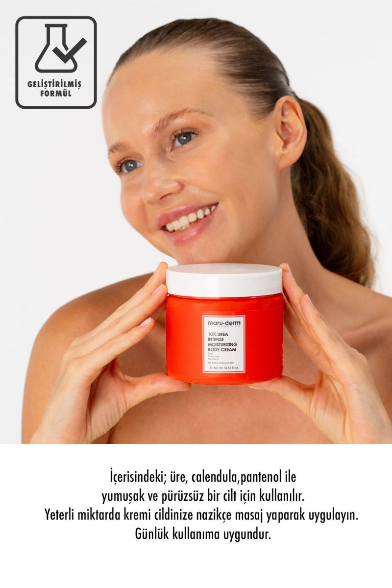 Maru.Derm Vücut Kremi | Maruderm Urea (ÜRE) Yoğun Nemlendirici Vücut Kremi 400 ml