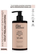 THE FINE ORGANICS AHA %9 Akne, Leke, Kararma ve Batık Karşıtı Arındırıcı & Aydınlatıcı Vücut Peeling Losyonu