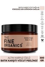 THE FINE ORGANICS Minyatür Altın Karpuz Özlü Besleyici ve Arındırıcı Batık Karşıtı Vücut Peelingi