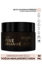 THE FINE ORGANICS Yoğun Nemlendirici Su Bazlı Yüz Kremi 48 Saat Etkili, Aydınlatıcı, Ton Eşitleyici, Grenada Narı Özlü