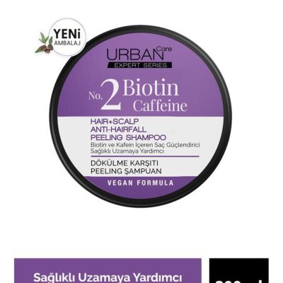 Urban Care No. 2 EXPERT Series Biotin & Caffeine Dökülme Karşıtı Hızlı Uzamaya Yardımcı Peeling Şampuan