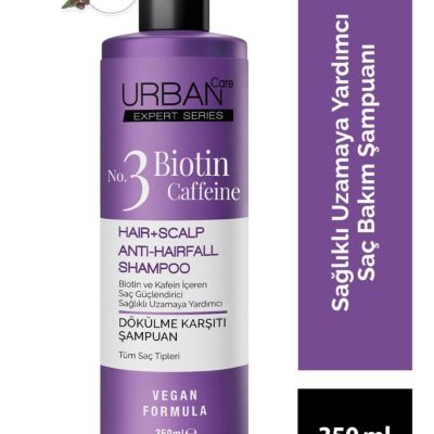 Urban Care No. 3 EXPERT Series Biotin & Caffeine Dökülme Karşıtı Hızlı Uzamaya Yardımcı Şampuan-350ml